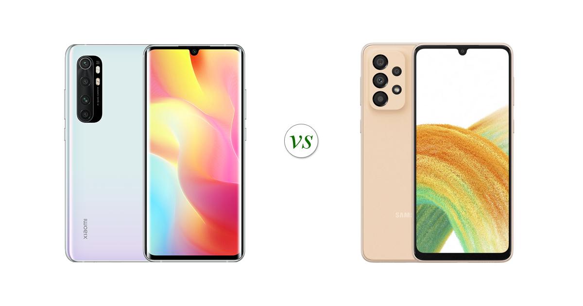 xiaomi mi note 10 lite vs samsung galaxy note 10 lite