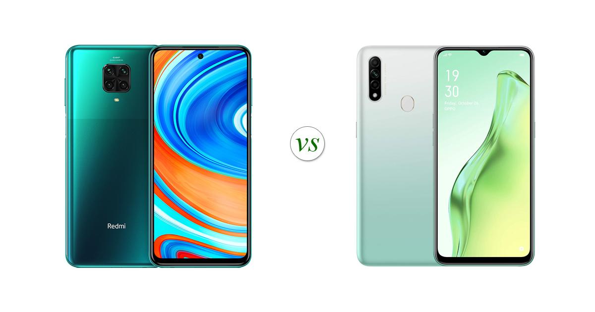 redmi note 9 pro vs oppo a38