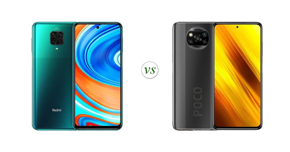 redmi note 9 pro max vs poco x3 pro