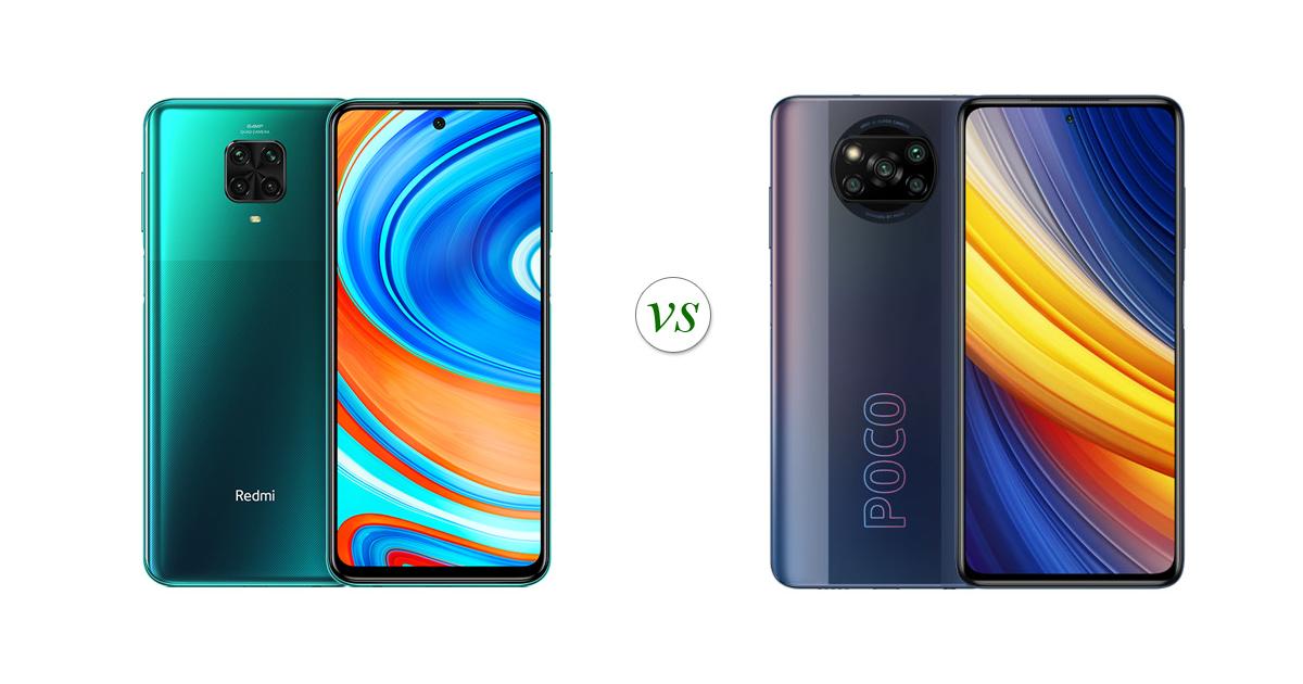 Сравнение poco x3 и redmi note 9 pro