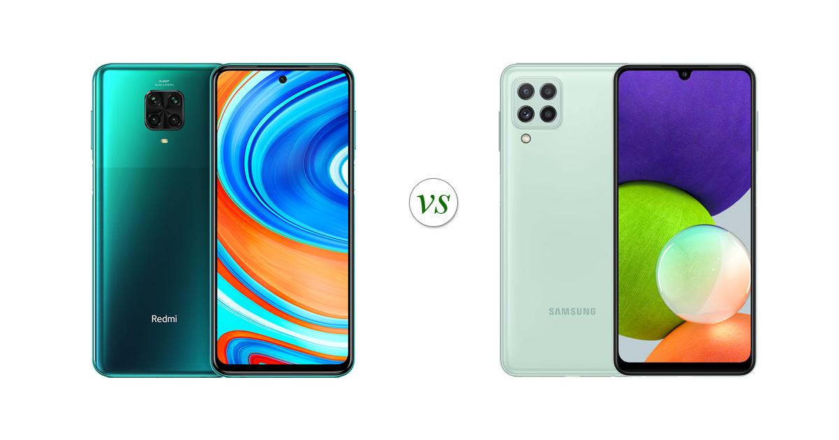 samsung a22 5g vs redmi 9