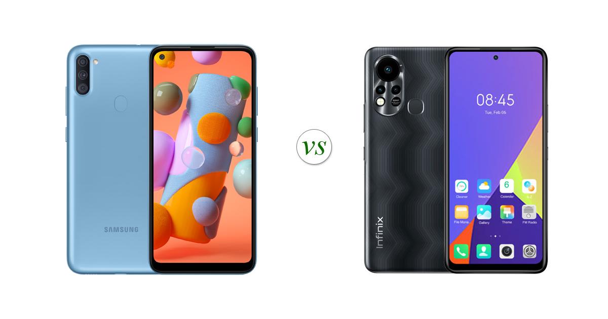 samsung a21s vs infinix hot 11s