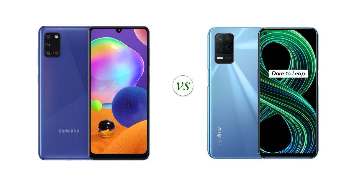 realme 8i vs samsung a31