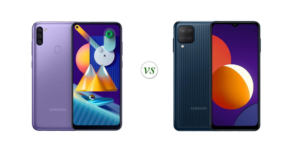 compare samsung m11 and m12