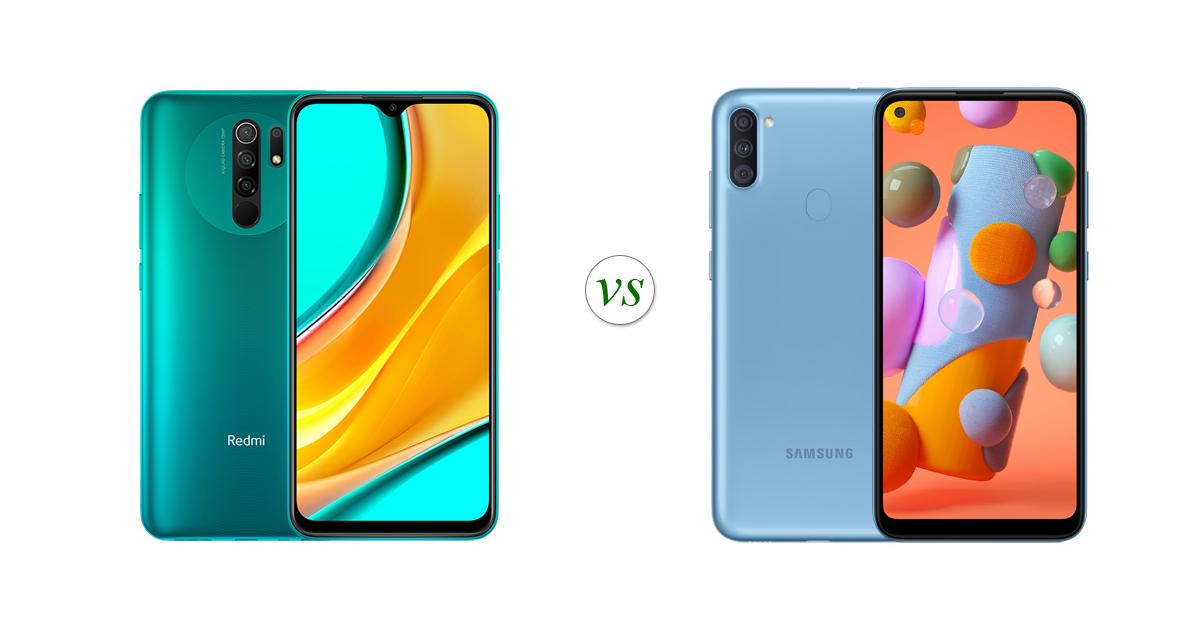 samsung a11 vs redmi 9