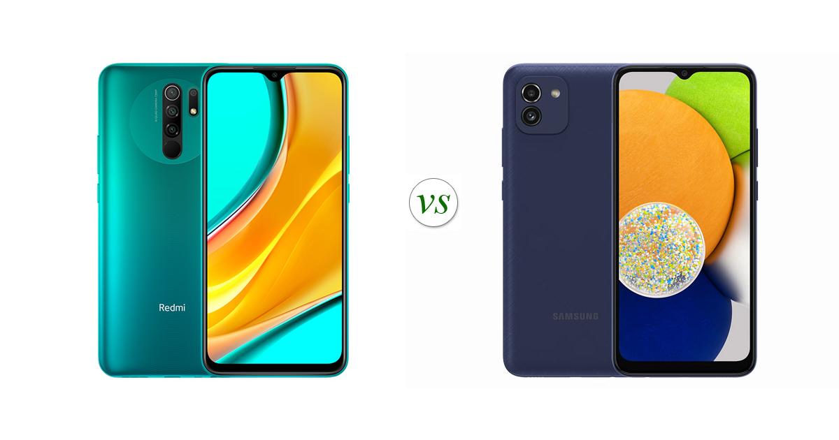 samsung galaxy a03 vs redmi 9