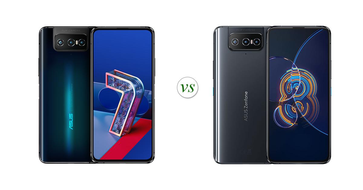 ASUS Zenfone 7 Pro vs ASUS Zenfone 8 Flip: Side by Side Specs Comparison