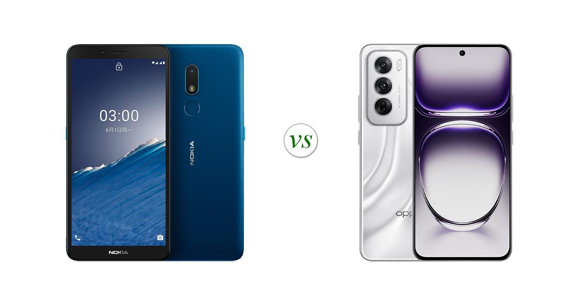 Nokia C3 vs OPPO Reno12 5G: Side by Side Specs Comparison