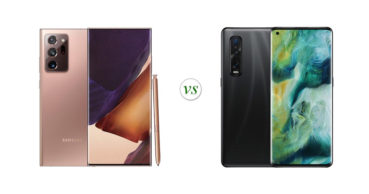 Samsung Galaxy Note20 Ultra 5G vs OPPO Find X2 Pro: Side by Side Specs ...