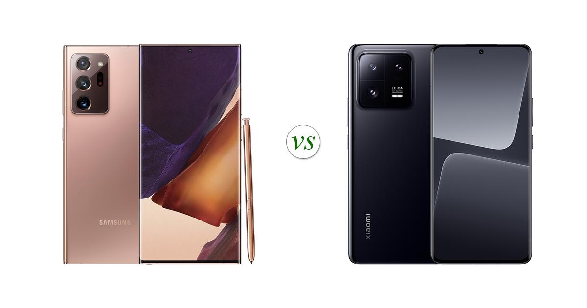 xiaomi 13 vs samsung note 20 ultra