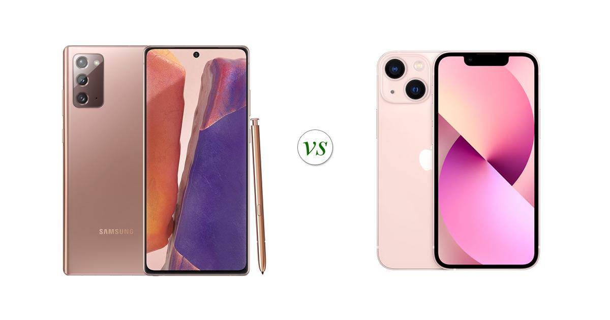 samsung note 10 plus vs iphone 13 mini