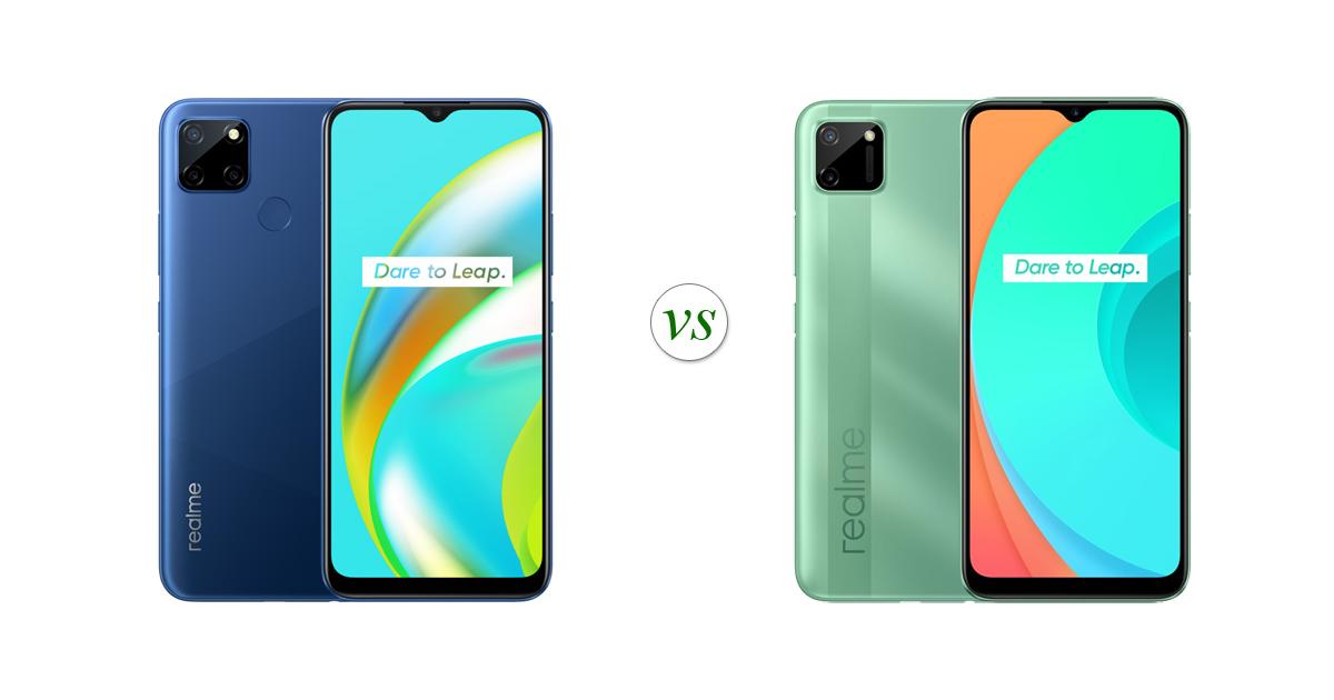 realme c11 and c12