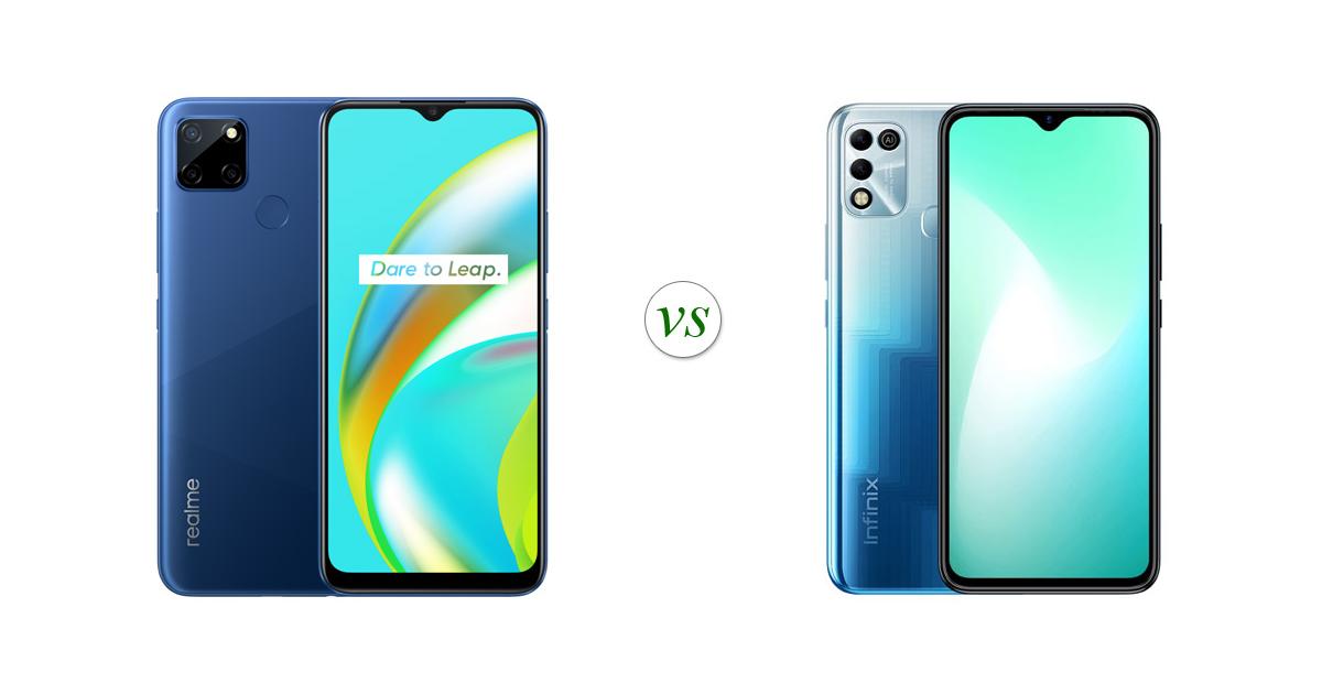 infinix hot 11 vs realme c3