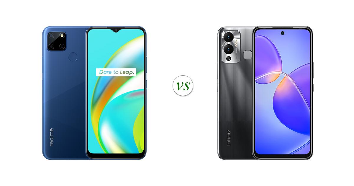 infinix hot 12 vs realme 8i