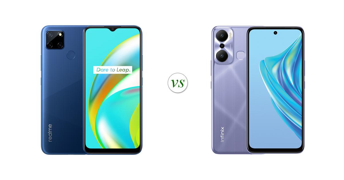 infinix hot 12 vs realme