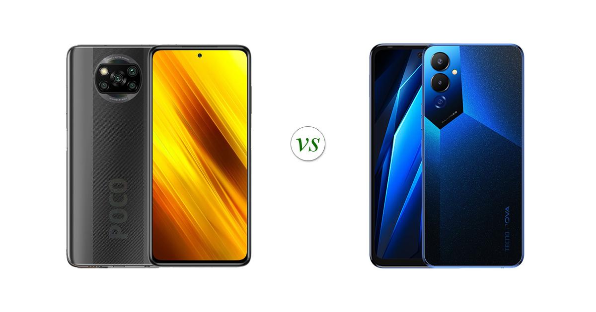 poco x3 nfc vs tecno pova 4