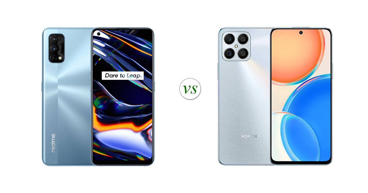 honor x9 vs realme 8 pro