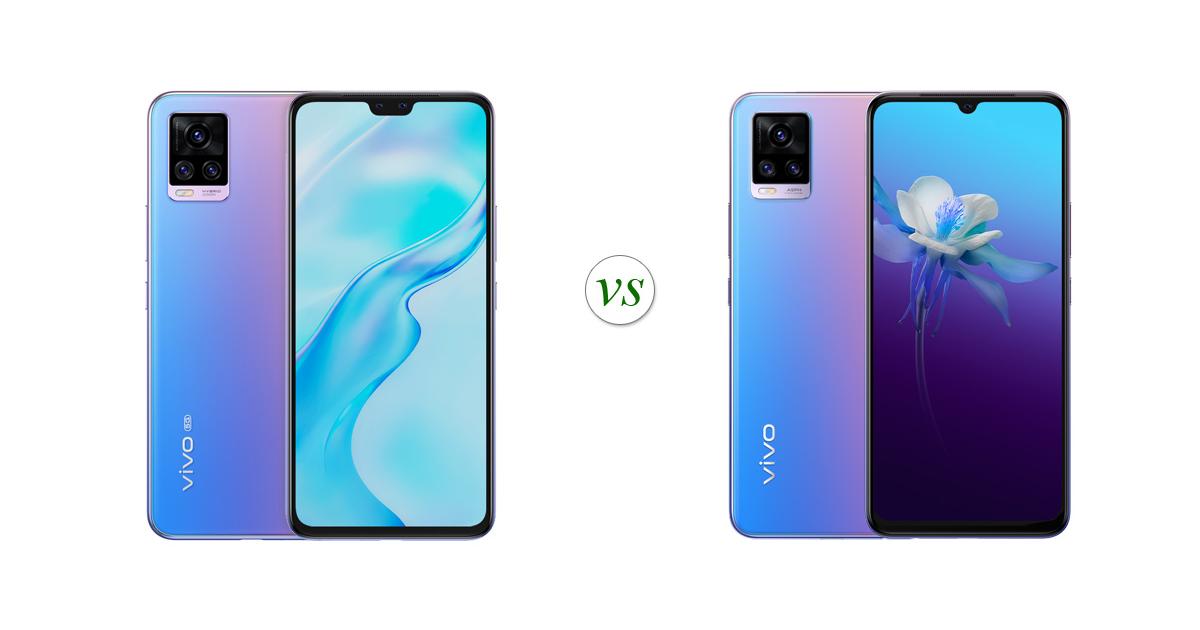 compare between vivo v20 and vivo v20 pro