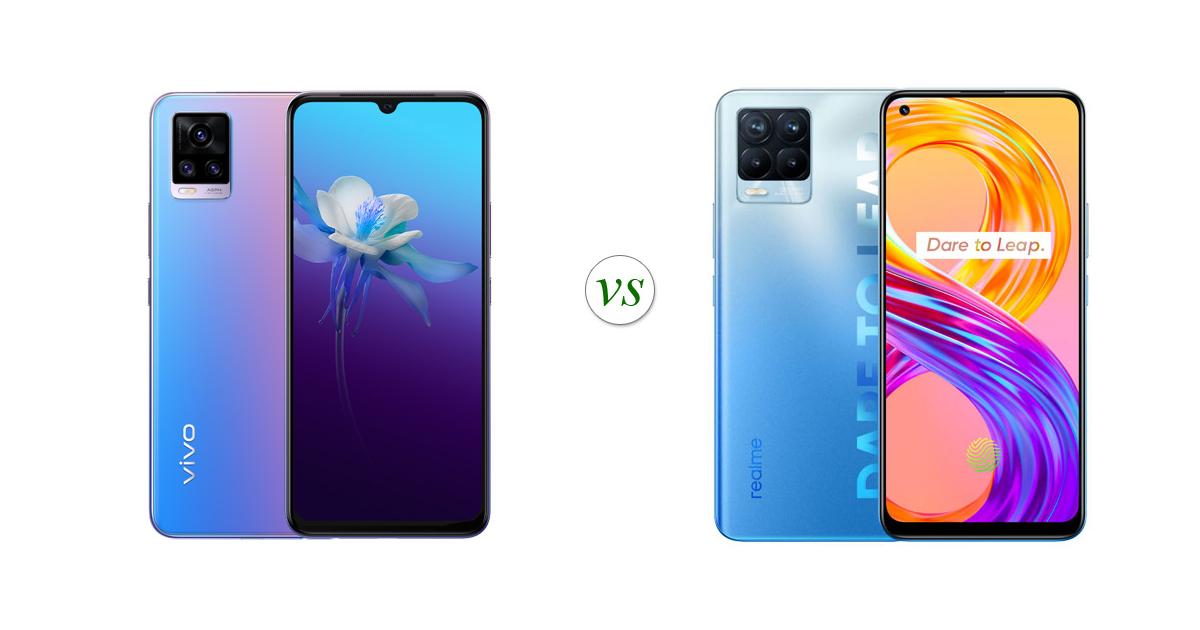 realme 8 pro vs vivo v20