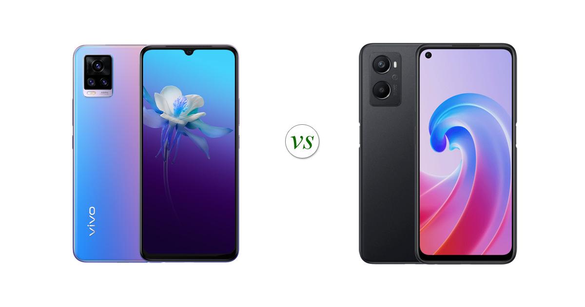 vivo v20 vs oppo a96