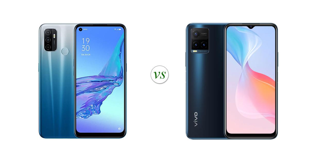 vivo y21a vs oppo a53