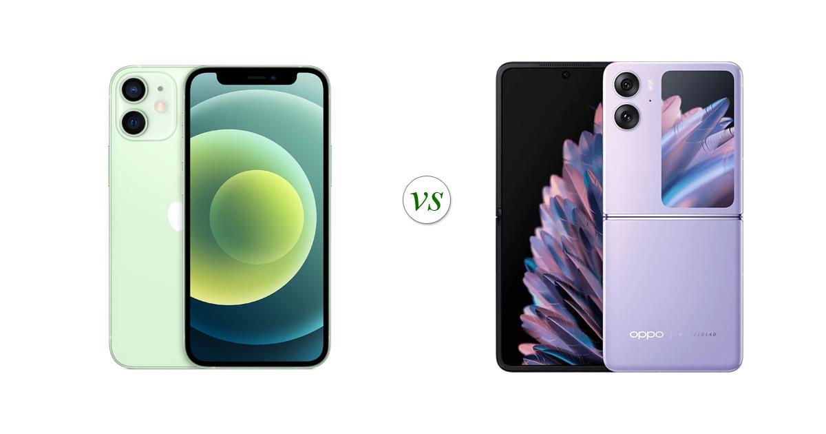 oppo a78 vs iphone 12 mini