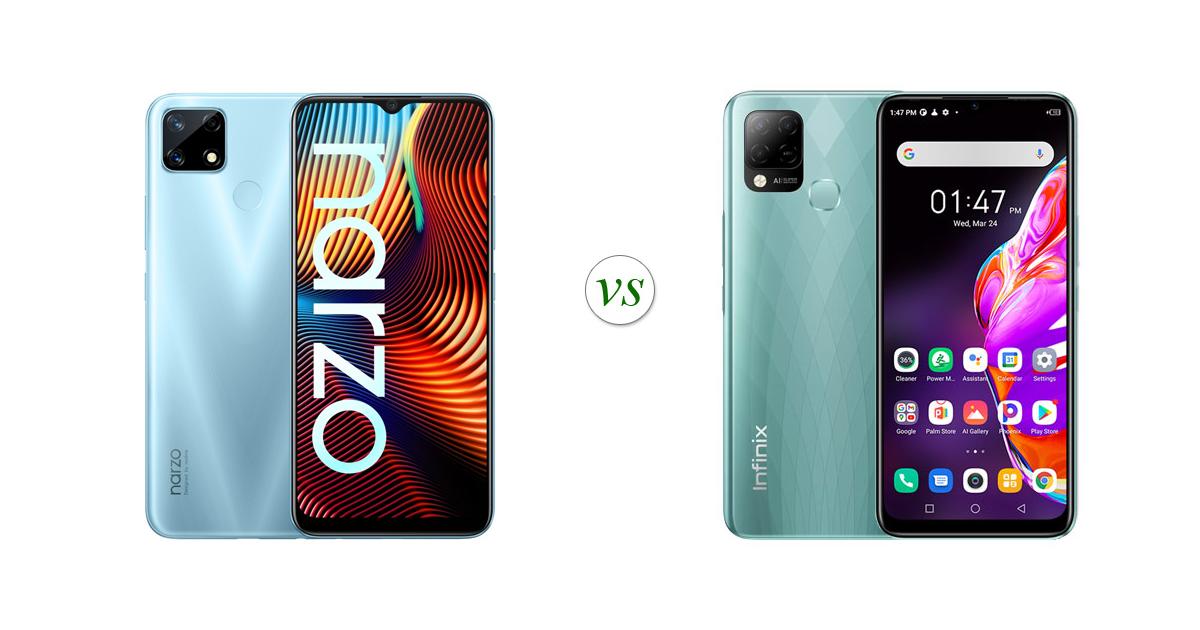 infinix hot 10s vs narzo 20