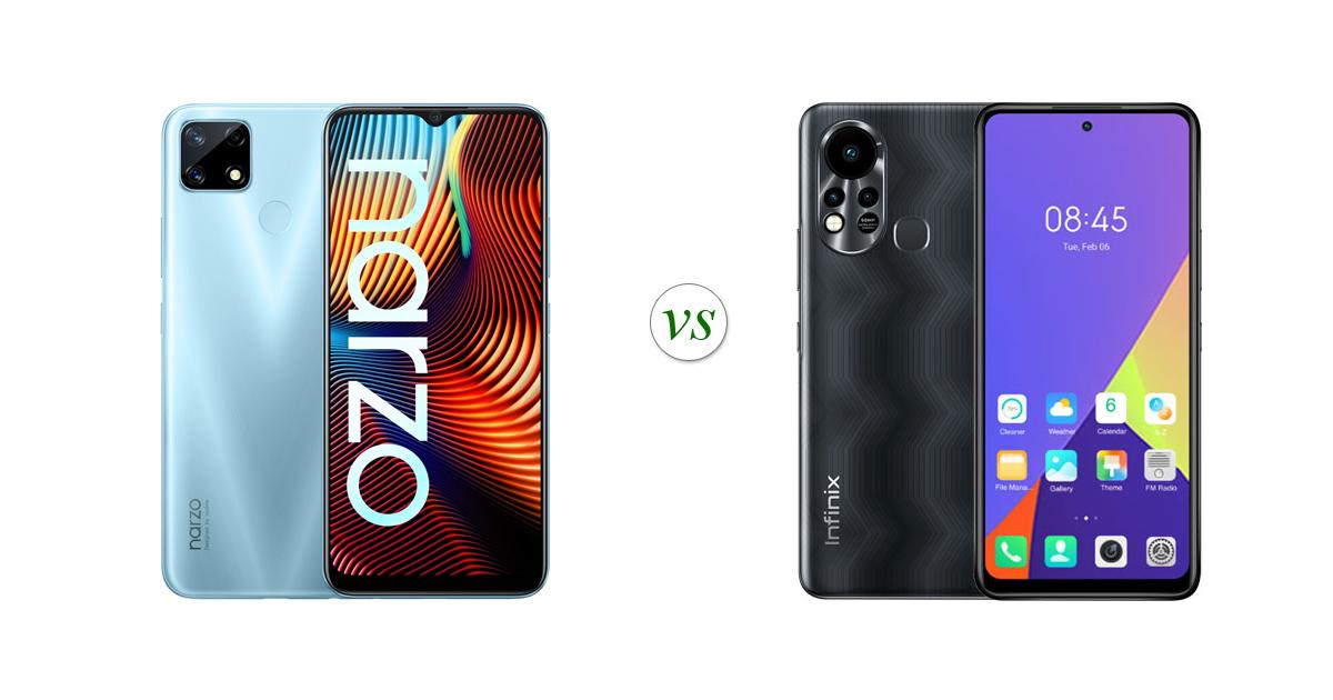 realme narzo 20 vs infinix hot 11s