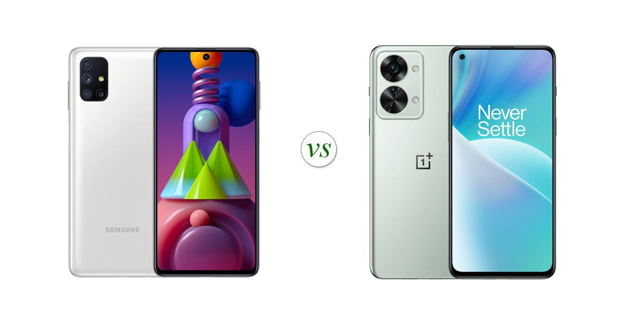 m51 compare oneplus nord