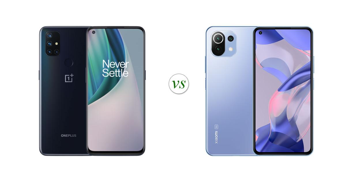 oneplus nord n10 5g vs mi 11 lite