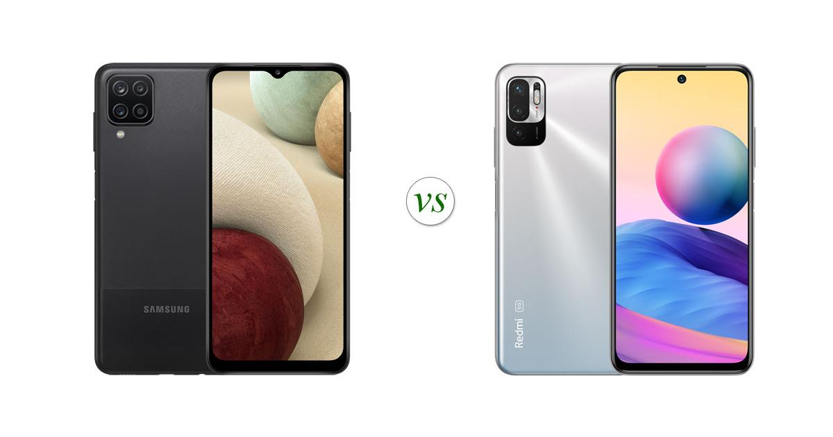 xiaomi redmi note 10 vs galaxy a12