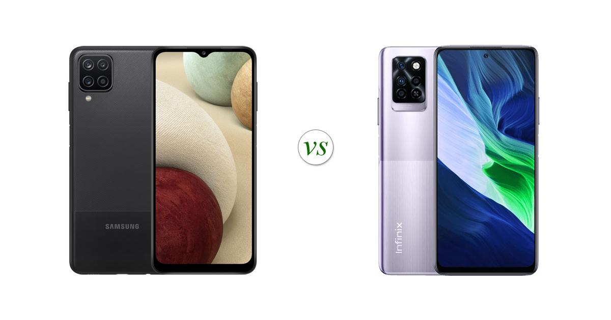 samsung a12 vs infinix note 10 pro