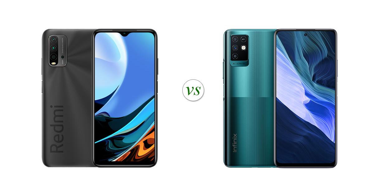 redmi 9t vs infinix note 10