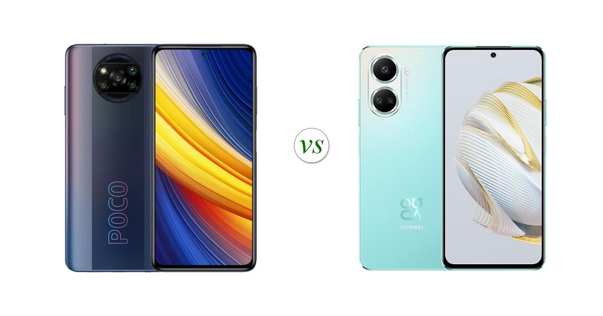 poco x3 pro vs huawei nova 7 se