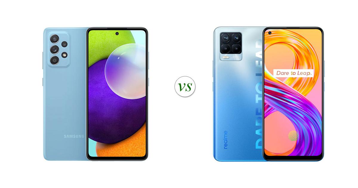 realme 8 vs samsung galaxy a52