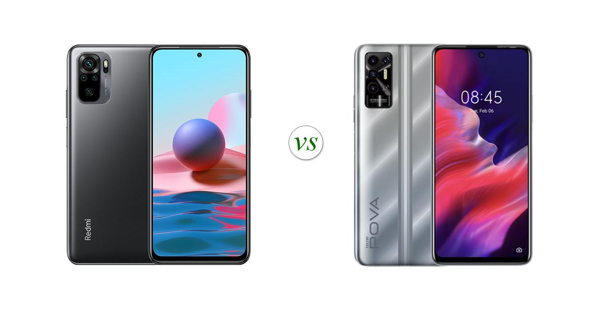 tecno pova 6 pro vs redmi note 10s