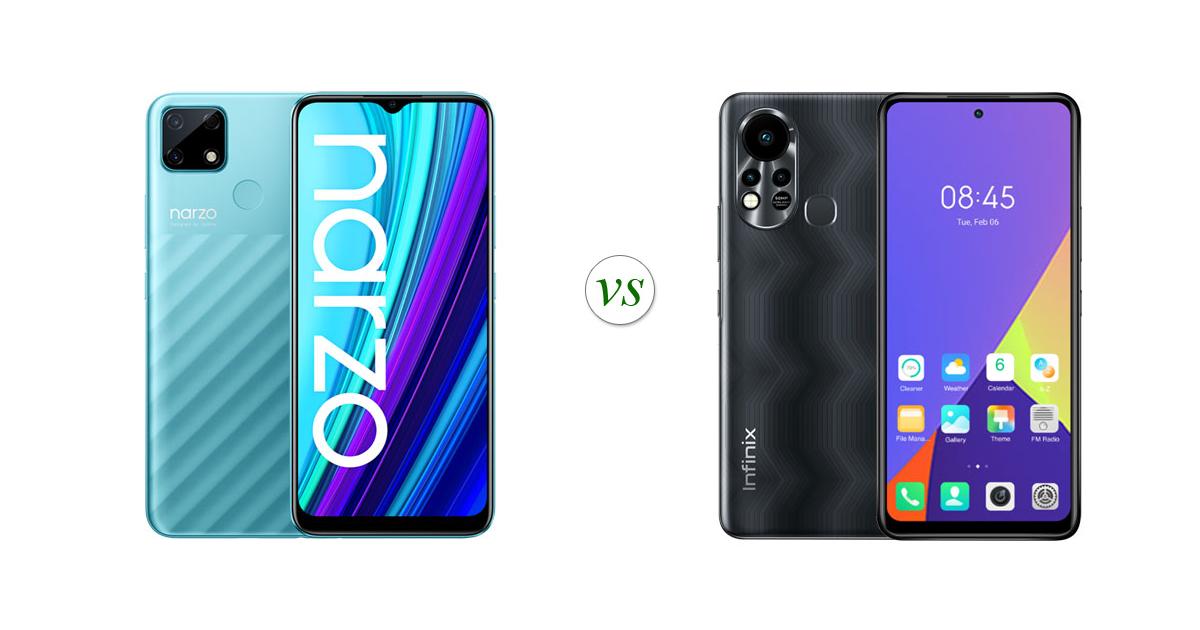 realme narzo 30a vs infinix hot 11s