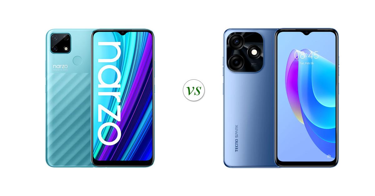 realme narzo 50a prime vs tecno spark 10 pro