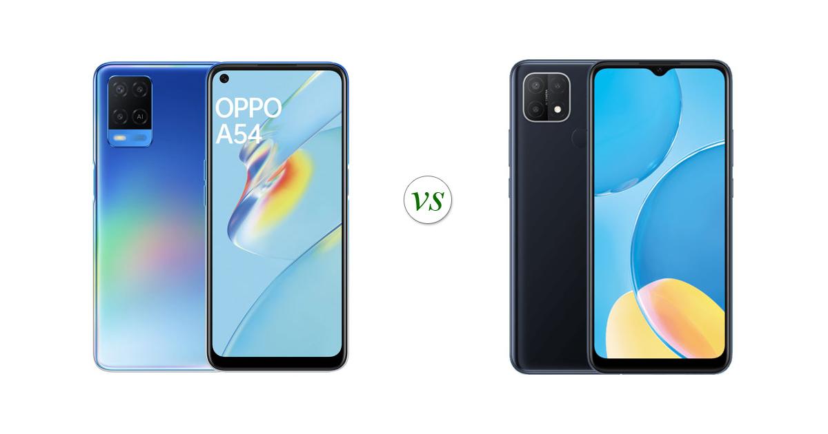 vivo y15s vs oppo a54