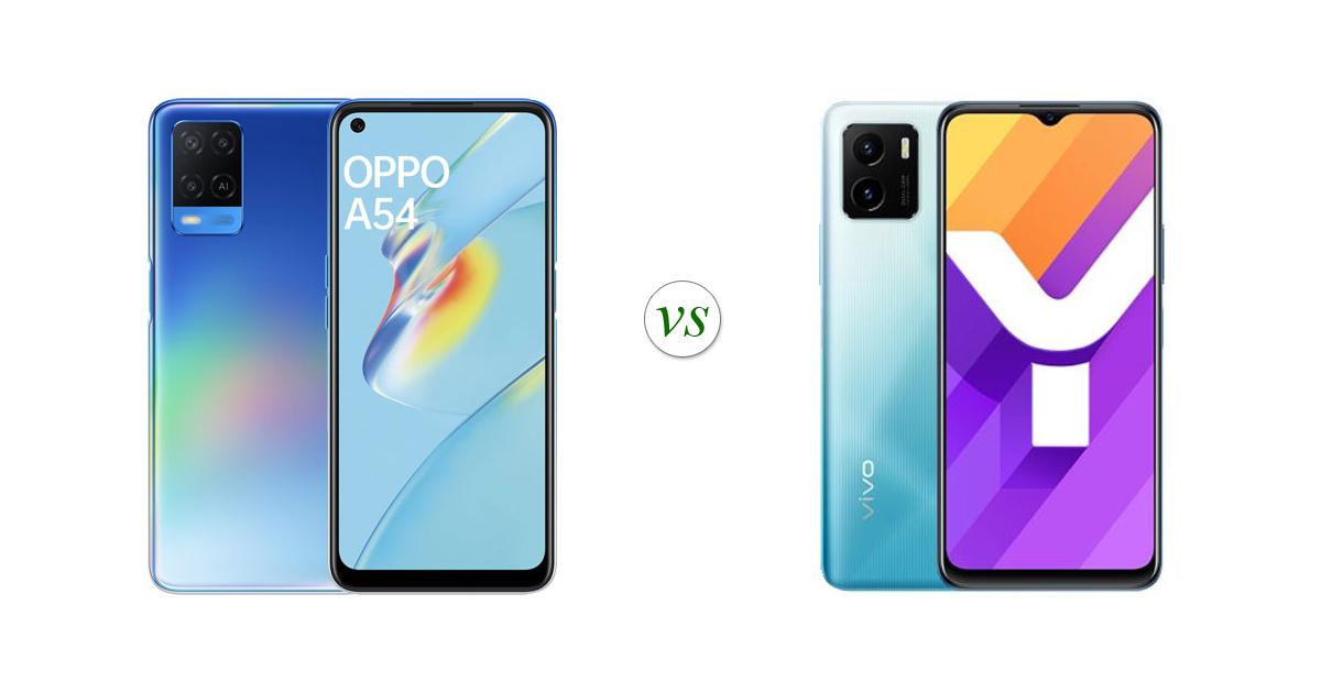 oppo a54 vs vivo y15s