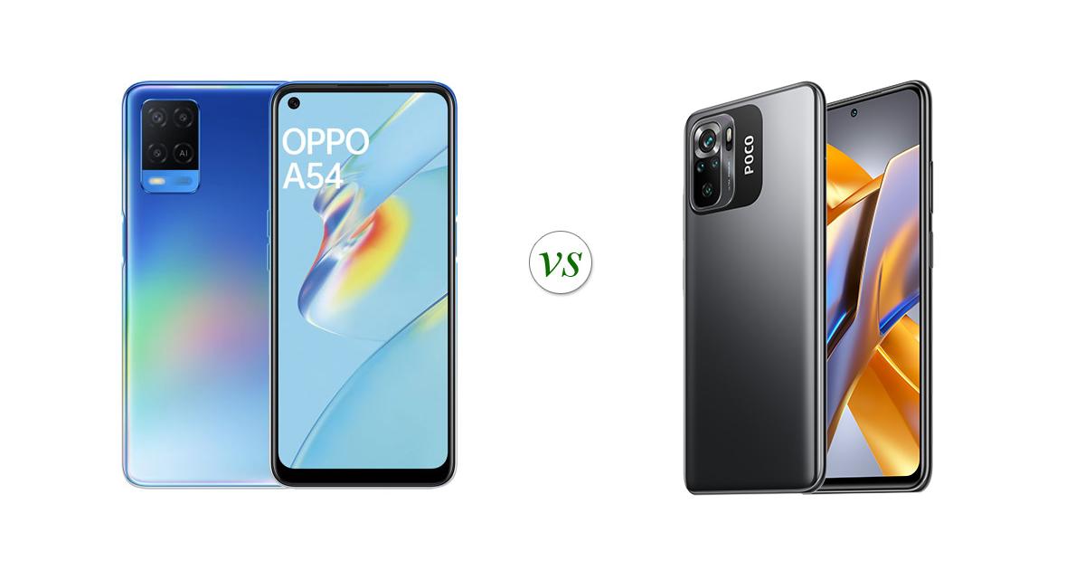 poco x3 pro vs oppo a54