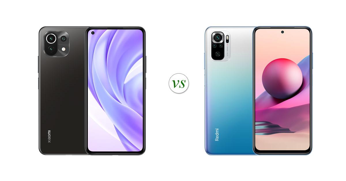 redmi note 9s vs xiaomi 11 lite 5g ne