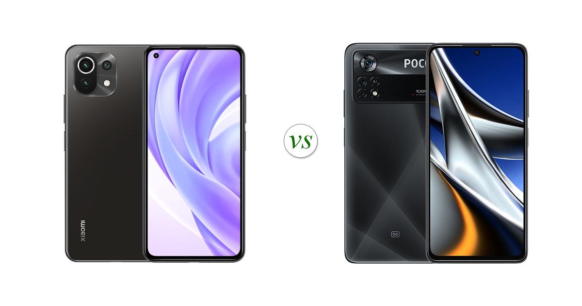 xiaomi 11 lite 5g vs poco x4 pro 5g