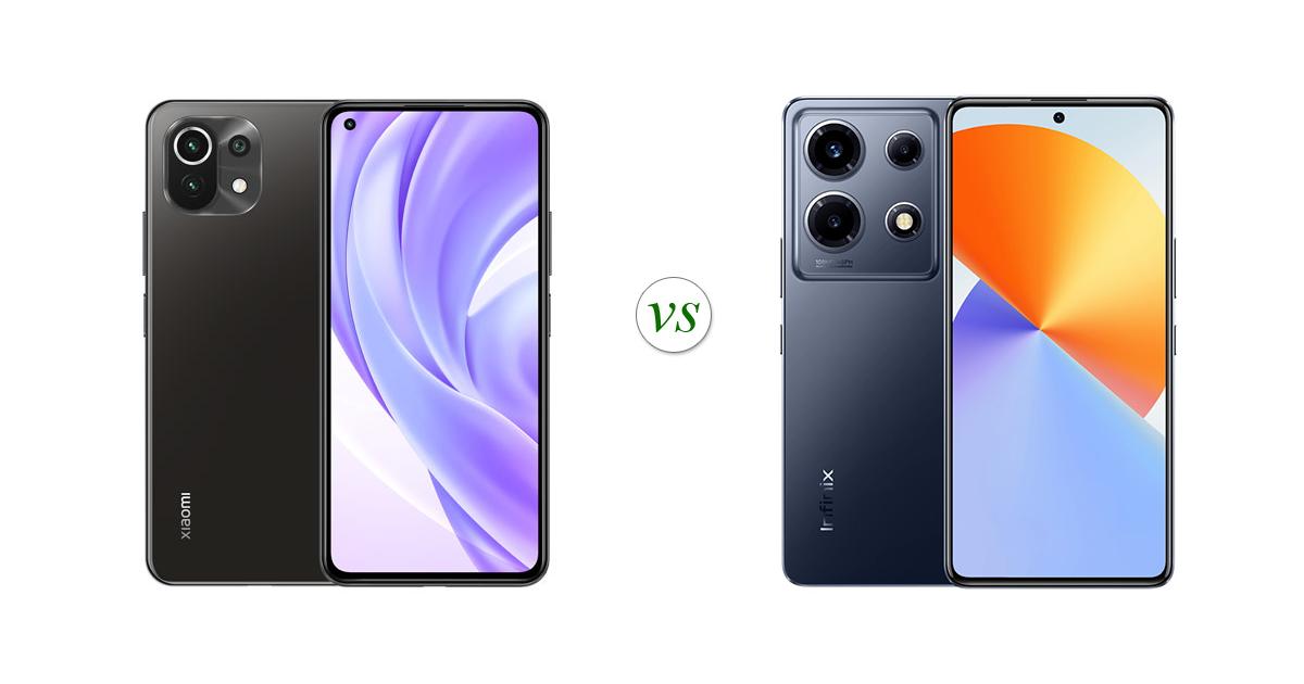 infinix note 11 pro vs xiaomi mi 11 lite