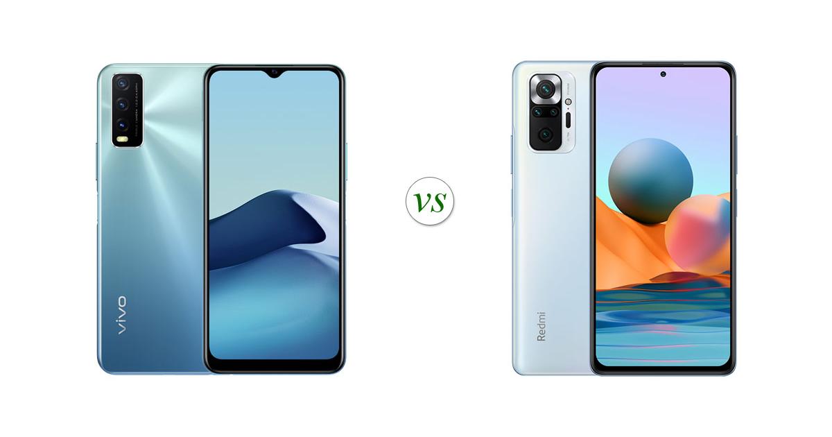 vivo y20s vs redmi note 10 pro