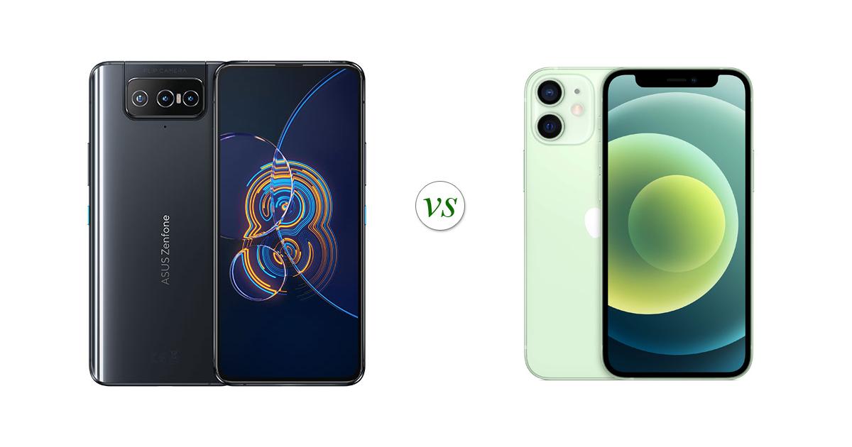 asus zenfone 9 vs apple 12 mini