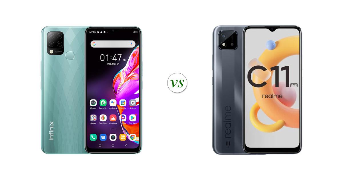 realme c11 2021 vs infinix smart 6