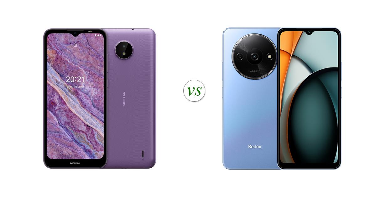 Nokia C10 vs Redmi A3: Side by Side Specs Comparison