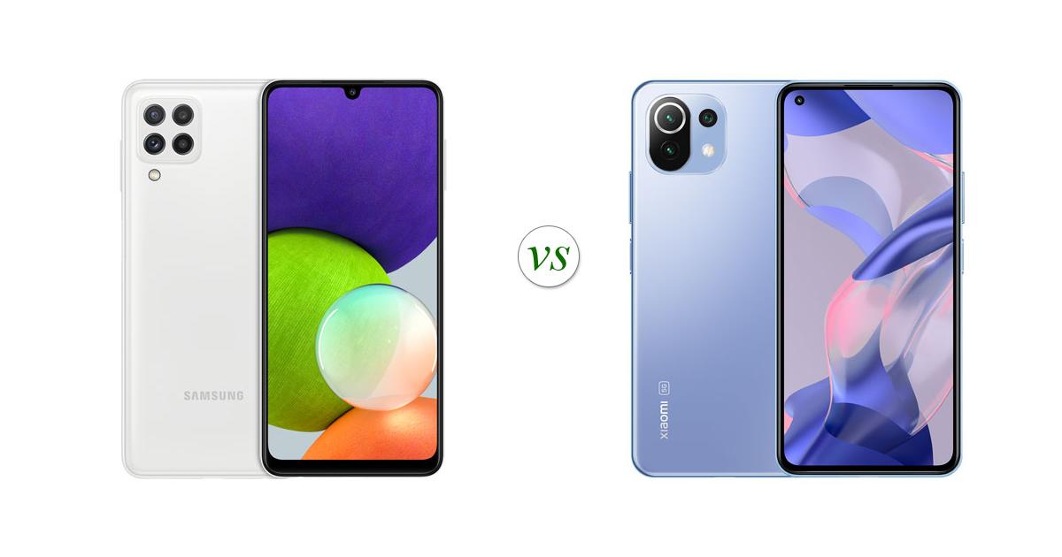 samsung galaxy a22 vs xiaomi redmi note 11