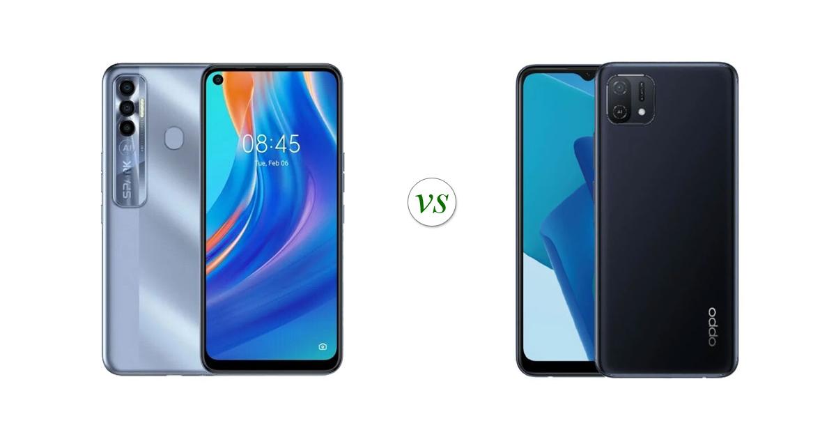 TECNO Spark 7 Pro vs OPPO A16k: Side by Side Specs Comparison